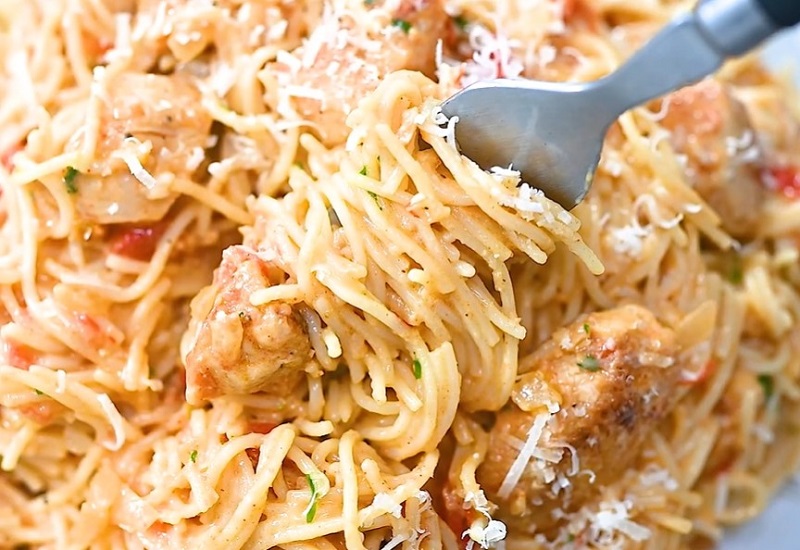 Angel Hair Pasta with Chicken