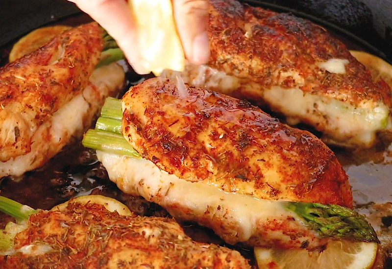 Asparagus Stuffed Chicken