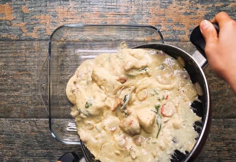 Chicken with Alfredo Sauce No Pasta