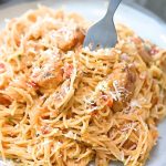 Chicken with Angel Hair Pasta