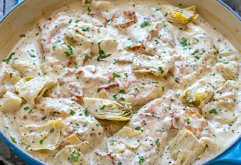Chicken with Artichoke Hearts Recipe