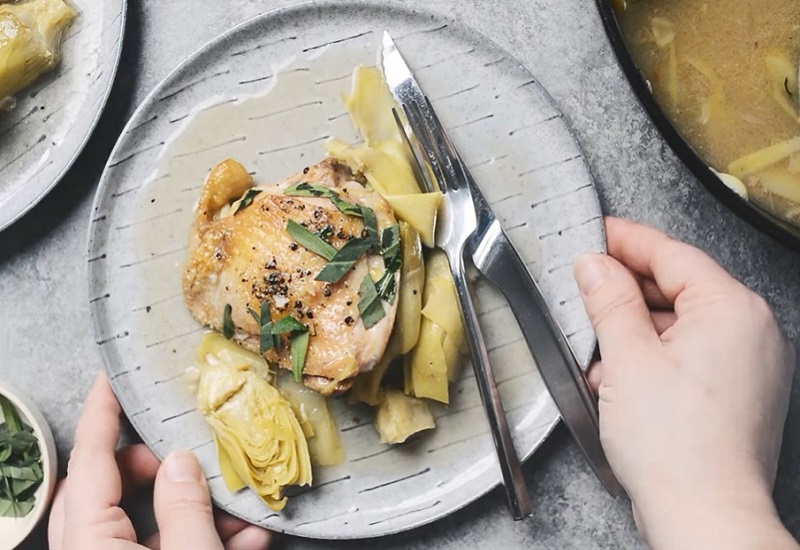 Chicken with Artichokes Recipe