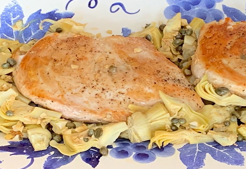 Chicken with Artichokes and Capers