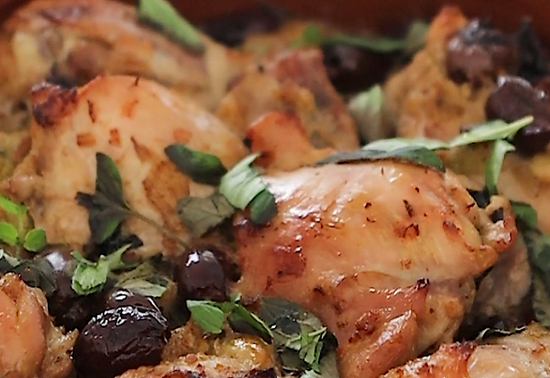 Chicken with Artichokes and Olives