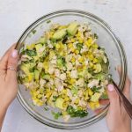 Chicken with Avocado Corn Salsa