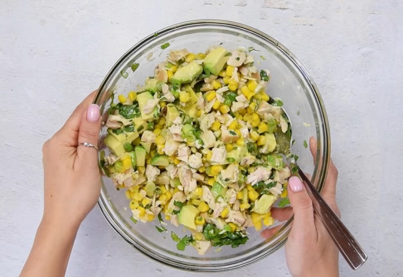 Chicken with Avocado Corn Salsa