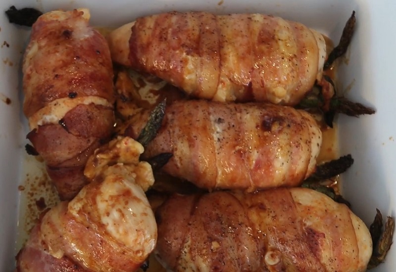 Chicken with Asparagus and Bacon