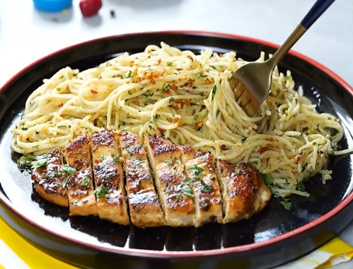 Butter Noodles with Chicken Recipe