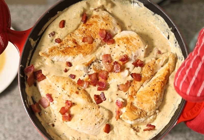 Chicken With Bacon and Cream Cheese
