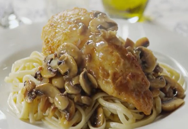 Chicken With Capers and Mushrooms