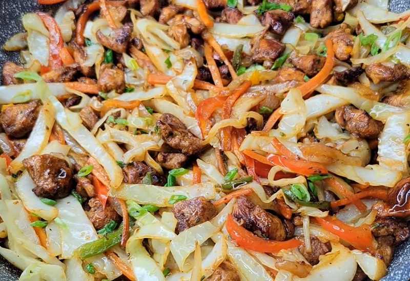 Chicken and Cabbage Stirfry