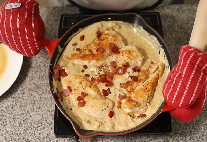 Cream Cheese Chicken with Bacon