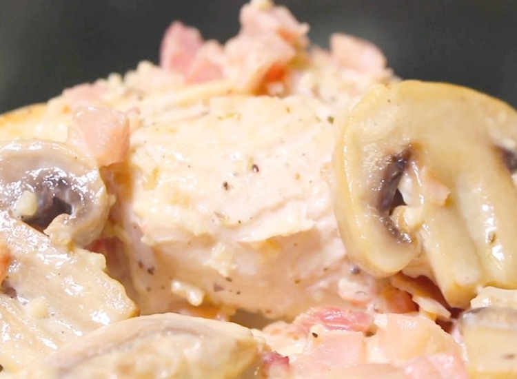Creamy Bacon Mushroom Chicken recipe