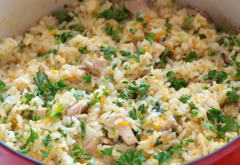 Chicken With Cream Of Mushroom and Rice - Lunas Kitchen Tips | Luna's ...