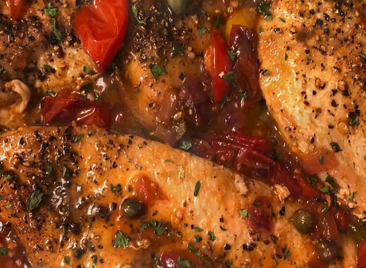 Grilled Chicken With Tomatoes And Capers