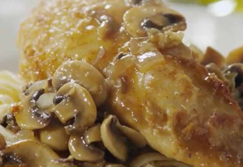 Mushroom Chicken Piccata