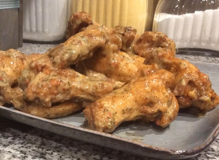 Parmesan Garlic Wings Using Buffalo Wild Wings Sauce