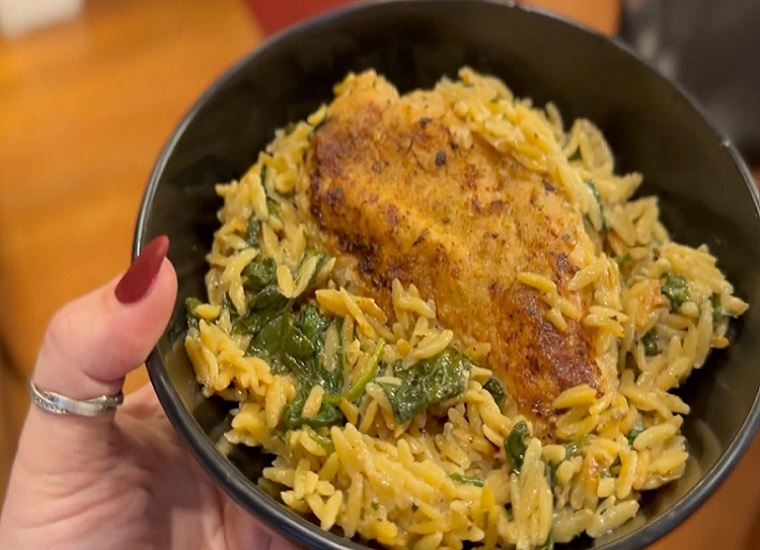 Chicken & Spinach Orzo