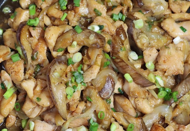 Chicken With Eggplant Chinese