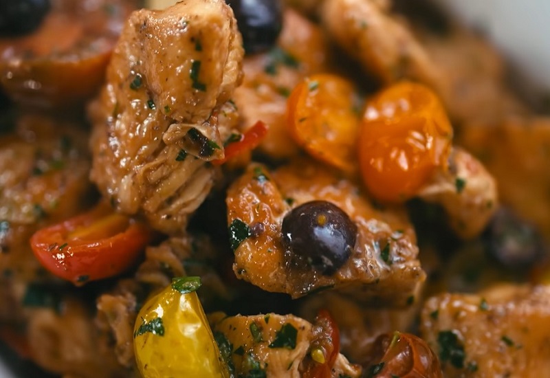 Chicken With Fresh Tomatoes