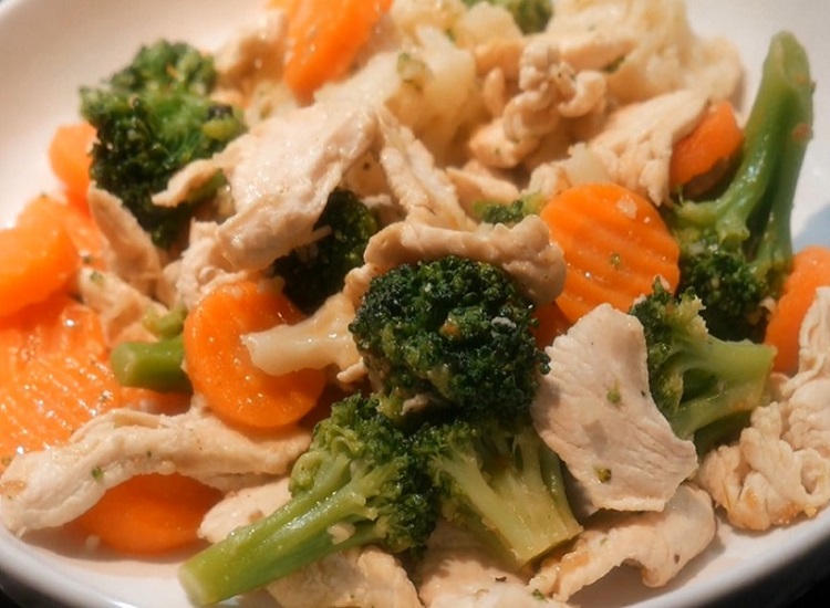 Chicken With Frozen Vegetables