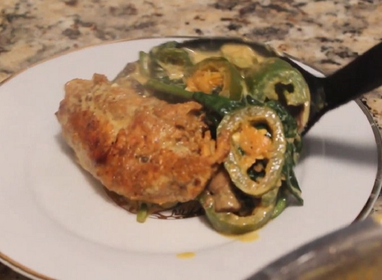 Chicken With Jalapeno Cream Sauce