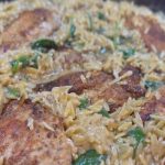 Chicken With Orzo And Spinach