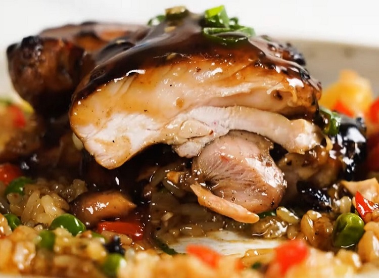 Honey Soy Chicken - marinade and sauce