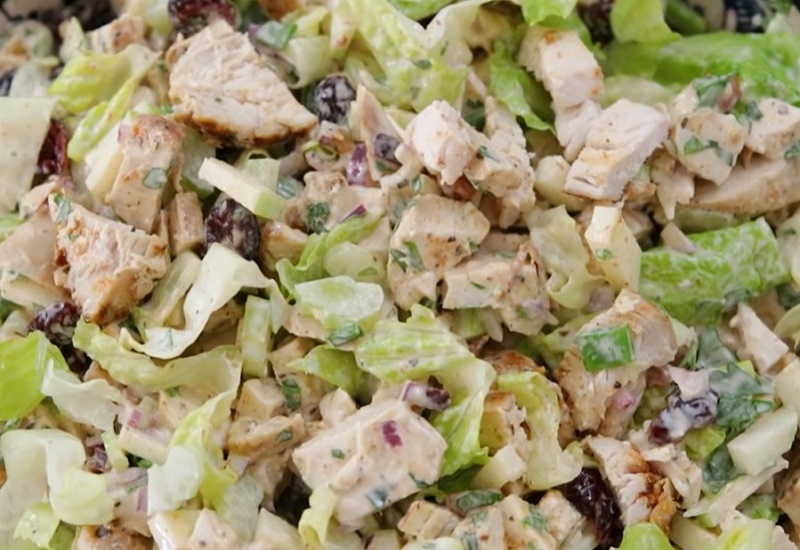 Chicken With Salad
