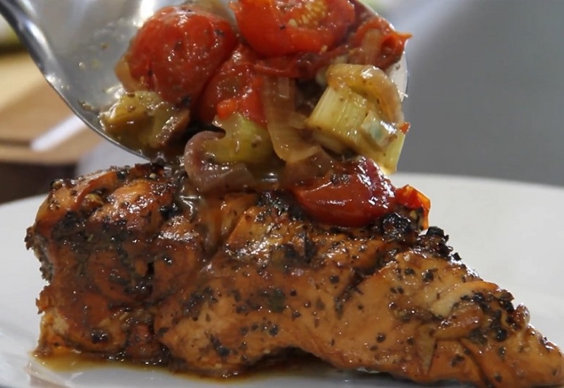 Chicken With Tomatoes Recipe