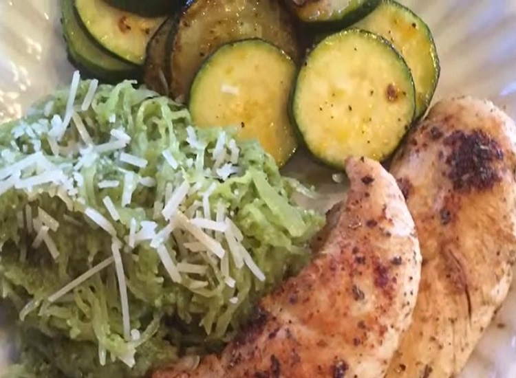 Chicken Breast with Squash and Zucchini