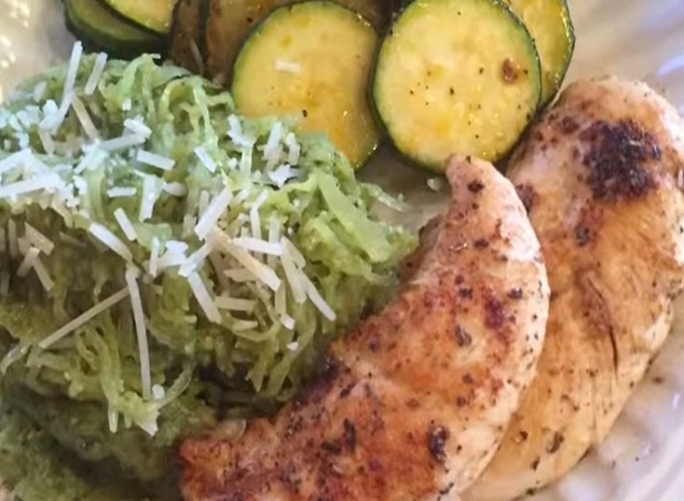 Chicken With Zucchini And Squash