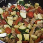 Chicken With Zucchini And Tomatoes