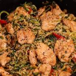 Chicken With Zucchini Noodles