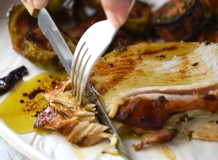 Garlic Herb Butter Roasted Turkey Breast