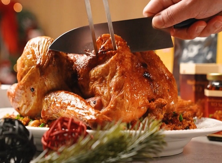 Herb Butter Stuffed Turkey