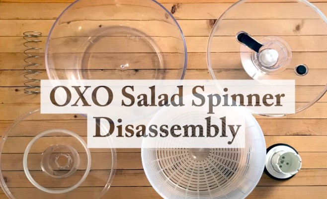 How to Disassemble OXO Salad Spinner