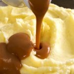 Turkey With Gravy Over Mashed Potatoes