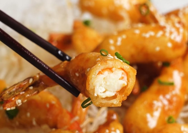 Honey Prawns