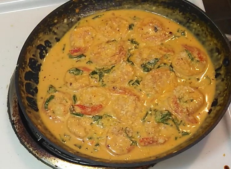 Prawns in Dijon Mustard Sauce