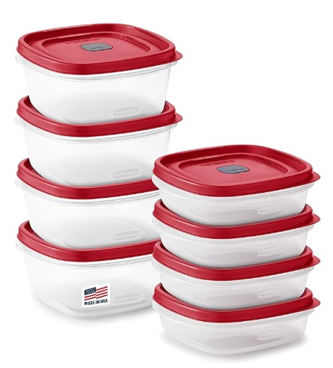 Rubbermaid 16-Piece BPA-Free Plastic Food Storage Set