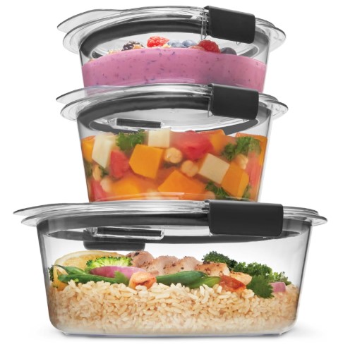 Rubbermaid Brilliance Round Food Storage Containers
