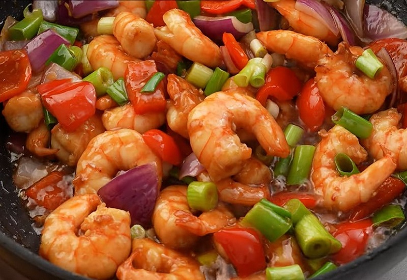 Shrimp & Pepper Stir Fry