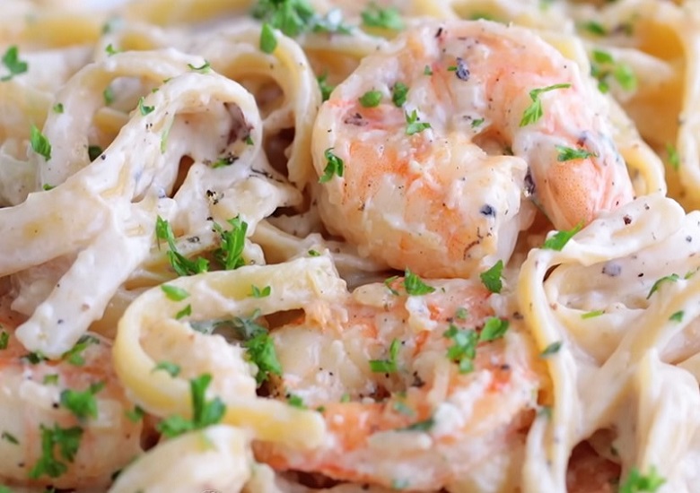 Shrimp With Alfredo Sauce Recipe