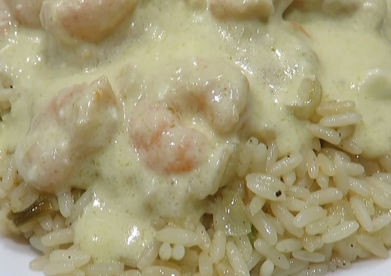 Shrimp With Feta Cheese Sauce