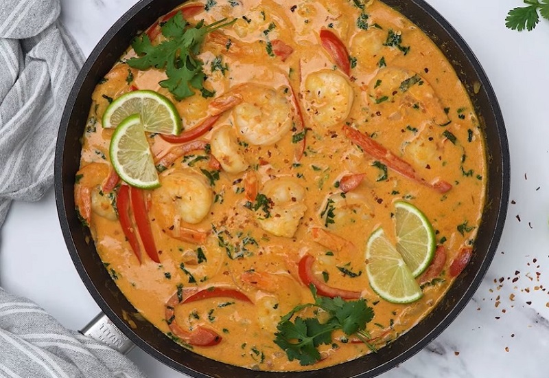 Spicy Shrimp in Coconut Milk