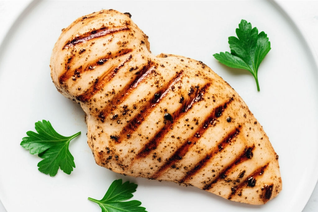 Generate a high-quality, relevant image prompt for an article about: Are Calories in a Chicken Breas