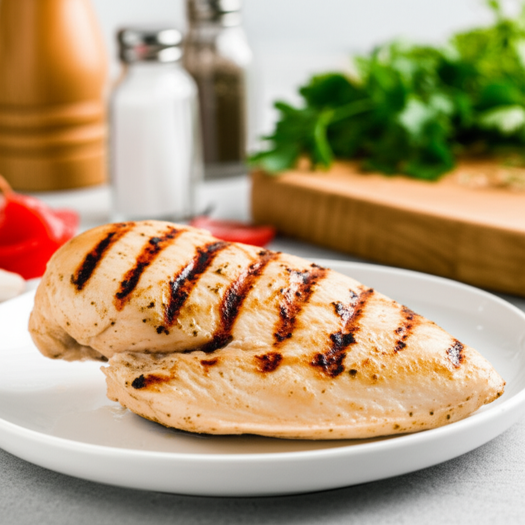 Generate a high-quality, relevant image prompt for an article about: Are Calories in a Chicken Breas