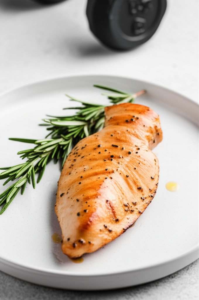 Generate a high-quality, relevant image prompt for an article about: Are Chicken Breast Protein: Gen