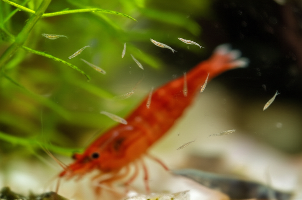 Generate a high-quality, relevant image prompt for an article about: Are Copepods Bad For Shrimp? Es